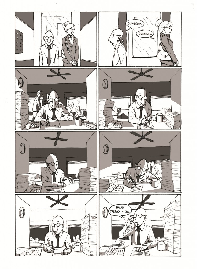 Miran san, strip, str. 3; scenario: MIloš Petrik, crtež: Gordana Dramićanin